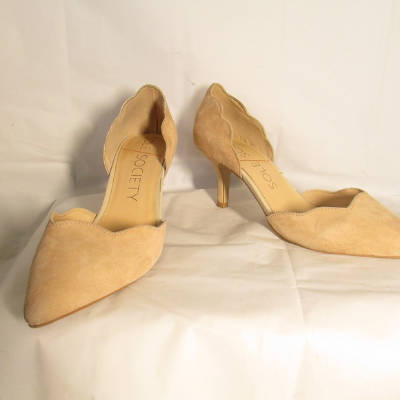 Sole Society Shoes - Sole Society Women's Beige Heels